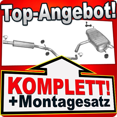 Auspuff für VW GOLF 5 V 1.4 16V auch PLUS Schrägheck Auspuffanlage
