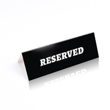 Reserved Table Sign For Wedding Chair Seating 7.8x5.5IN 6 PCS Meeting Event