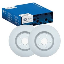 2x HELLA PAGID BREMSSCHEIBEN Ø308mm VORNE passend für FORD FOCUS KUGA 56067PRO