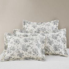 Euro Shams 100 Cotton Square Pillow Cover Set of 2, 26"x26" Pillowcases, Toi...