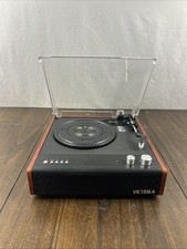 Victrola VTA-71-MAH Bluetooth Record Player Turntable Black Open Box Tested 2021