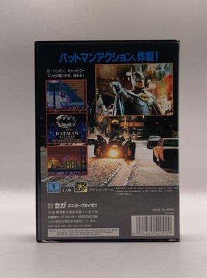 Batman Returns Mega Drive MD Japan Import Boxed with Manual Sega