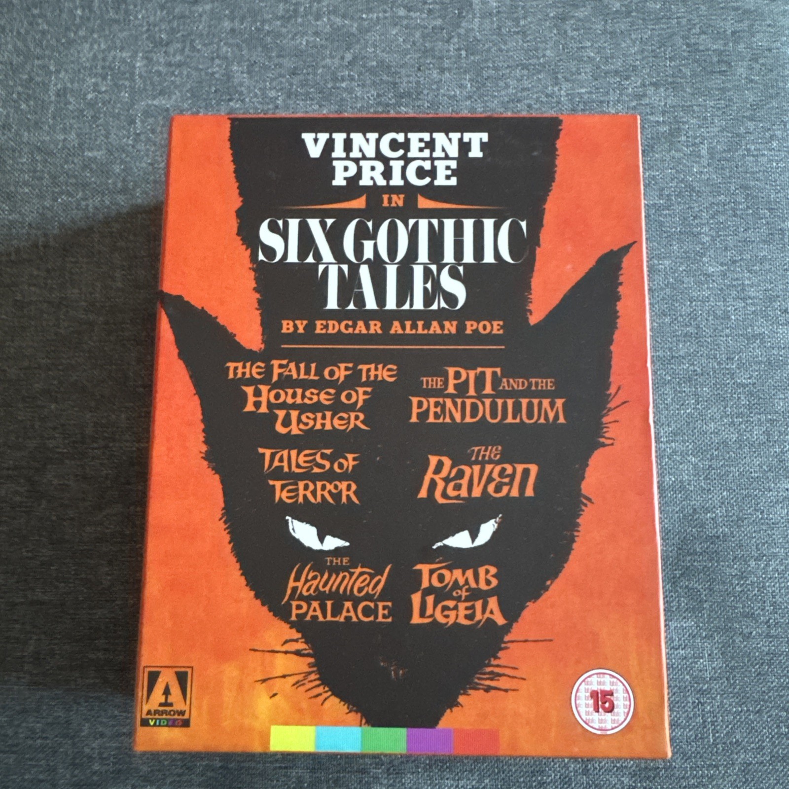Vincent Price In Six Gothic Tales - Arrow Video VGC BLU RAY BOX SET