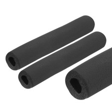 2pcs 10" Pipe Insulation Tube Outside Pipe Lagging 32mm ID 58mm OD, Black
