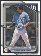 2023 Bowman Prospects #BP-61 Adrian Santana Tampa Bay Rays 2502