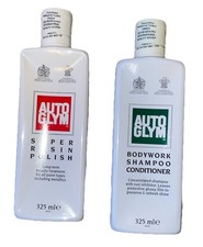 AUTO GLYM pack Super Resin Polish 325ml & Bodywork Shampoo Conditioner  325ml