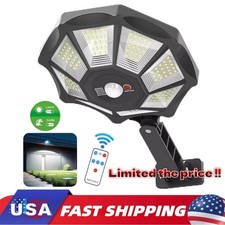 Solar Lights Outdoor 168LED Motion Sensor Flood Light Dusk to Dawn Solar Lamp US