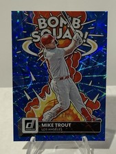 2022 Panini Donruss - Bomb Squad Blue #BS-8 Mike Trout /249