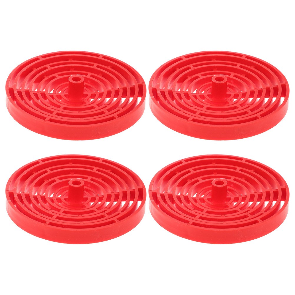 4 Pcs Aquarium Egg Crate Grid Divider Tray Plastic Pump Filter Bag Holder