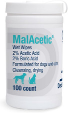 Dechra malectic Wipes for Dogs and Cats, 100 Ct