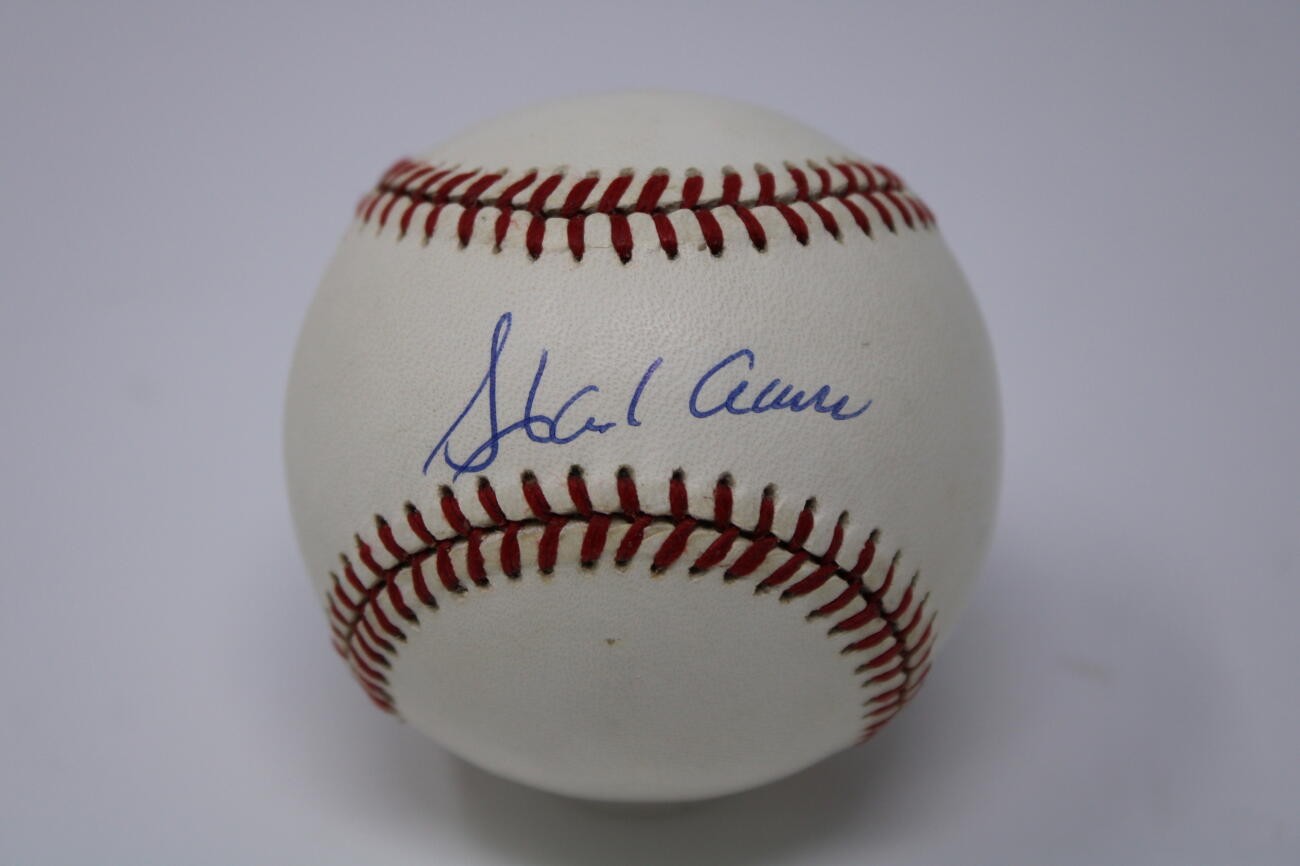 Hank Aaron Autographed Signed Braves OAL Baseball PSA/DNA Auto 10 Gem Mint AL03233 ID:328718 