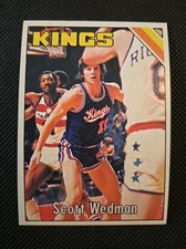 Scott Wedman Rookie #89 1975 Topps Kansas City Kings Basketball Card NBA NM