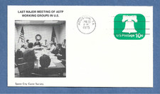 APOLLO SOYUZ LAST MAJOR MEETING JAN 20,1975 HOU SPACE CITY COVER NASA