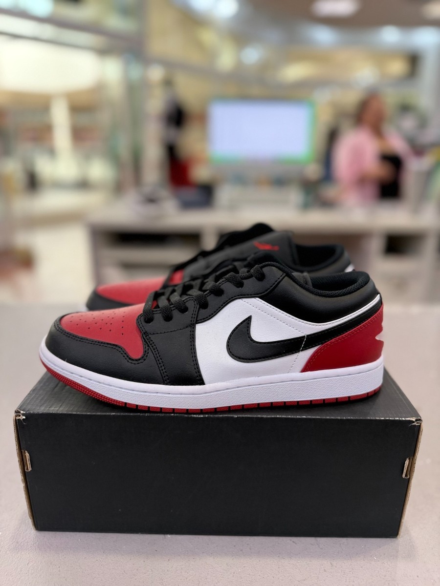 Size 10.5 - Air Jordan 1 Low Bred Toe 2.0 for sale online | eBay
