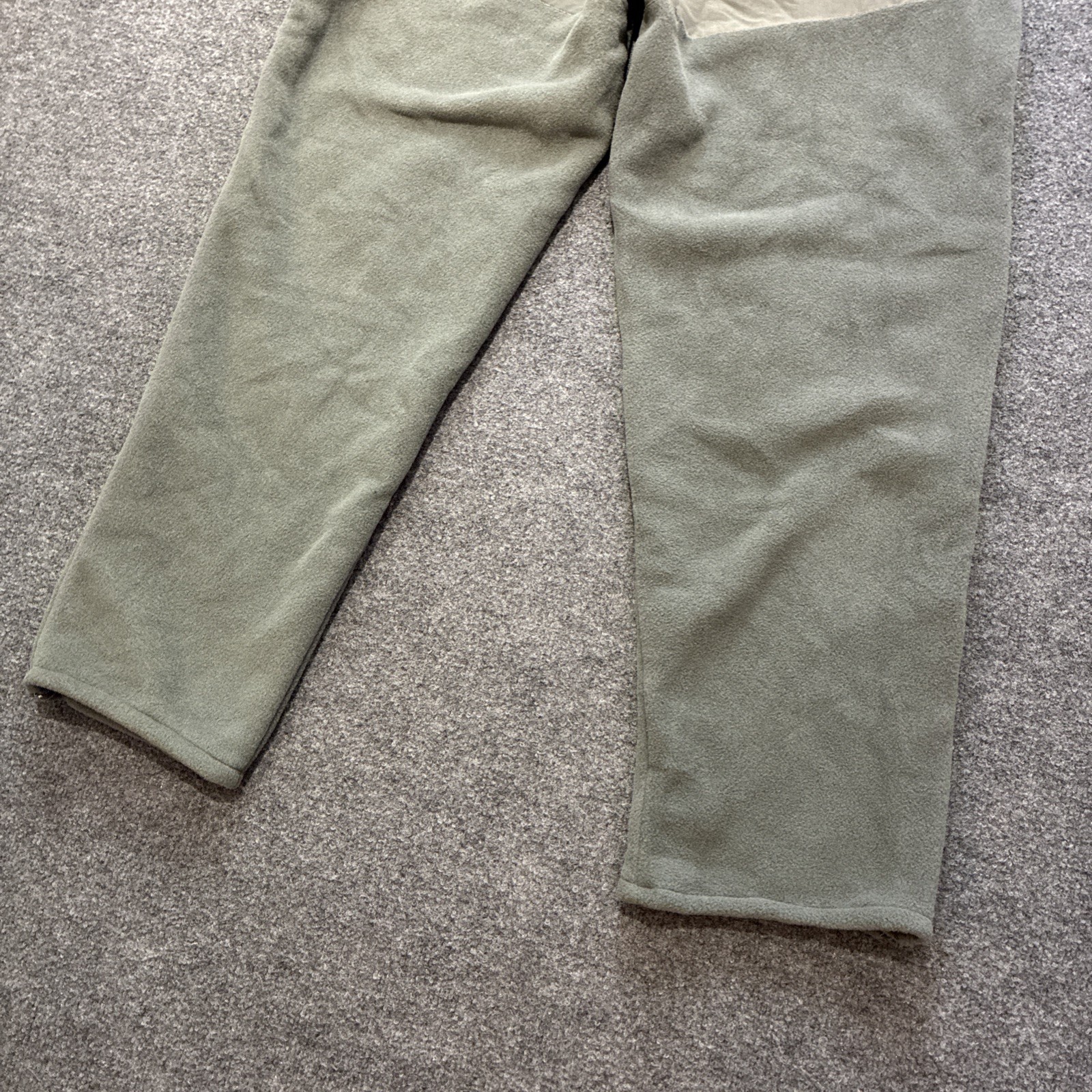 US Military Pants Mens Large Foliage Green RGBI Cold Weather Fleece Zip USA