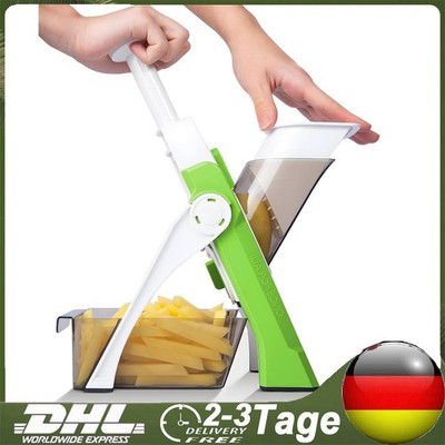 Gemüseschneider Once for All Verstellbar Gemüsehobel Genius Mandoline Vegetable