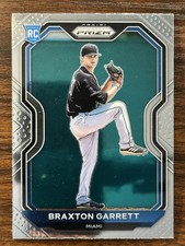 2021 Panini Prizm Baseball Braxton Garrett Miami Marlins Base Tier II RC #121