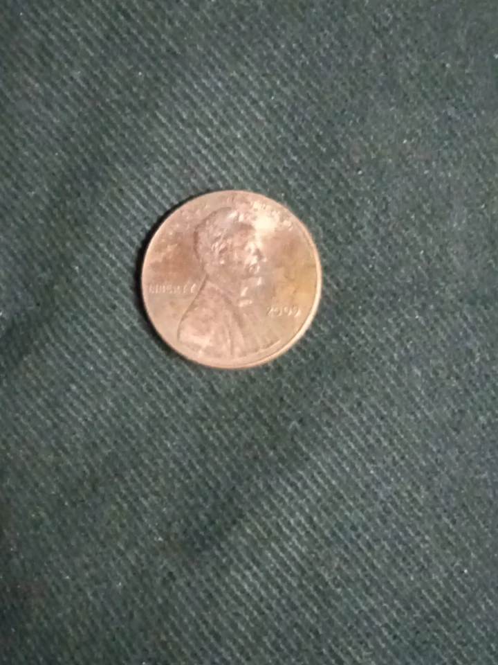 rare penny with log cabin on the back of it an no mint mark - Image 2 of 2