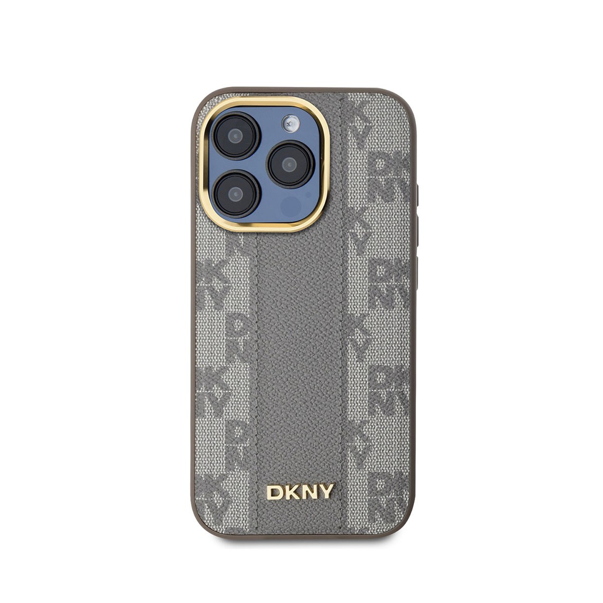 Coque iPhone 15 Pro DKNY fine contre les rayures style carrelage