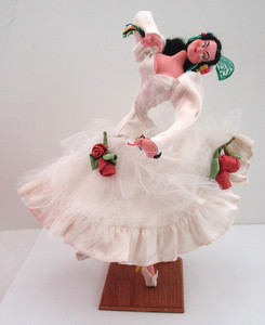 Poupées Layna En Tissu – Couple Espagnol – Années 50 – 27cm