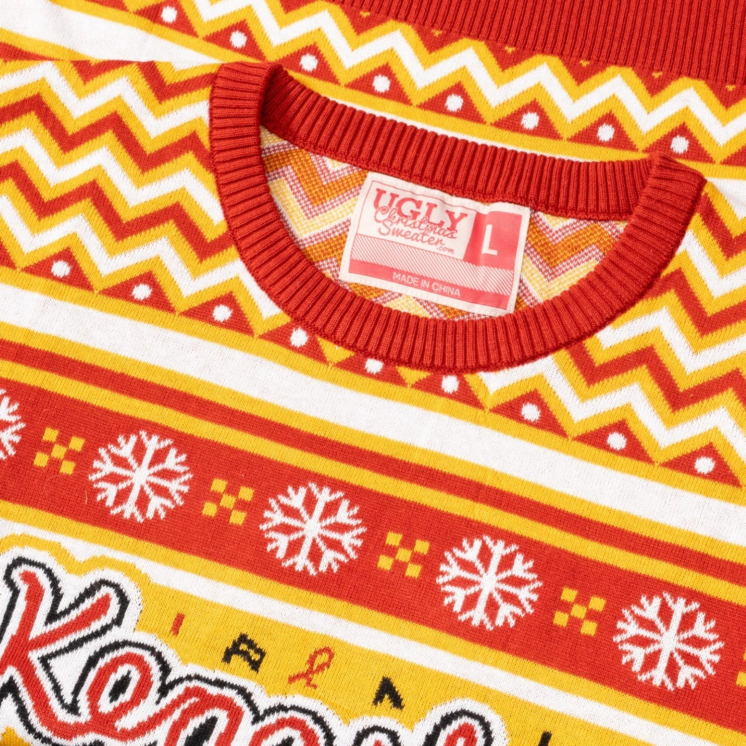 Kenosha Kickers Band Logo Home Ugly Christmas Sweater