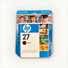 Genuine HP 27 Black Ink Cartridge New in Retail Box NEW - Exp. 05/2010