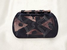 Vintage Kenya African Hand Carved Etched Soapstone Elephant Trinket Dish / Plate