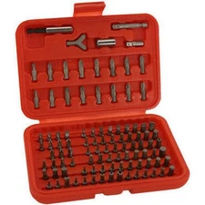 100 Piece Screwdriver Tamperproof Torx Driver Tool Bit Set
