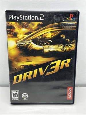 Driver 3 Driv3r (Sony PlayStation 2 PS2, 2004) Complete TESTED - Black Label