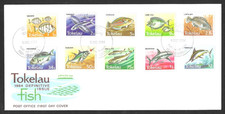 Tokelau 1984 Fish First Day Cover Unaddressed