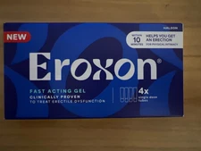 Eroxon Fast Acting Erection StimGel 4x Single Dose Tubes Exp 8/26 or later