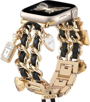 Stylish Metal Strap Compatible with Apple Watch 40mm 44mm Series 11 10 9