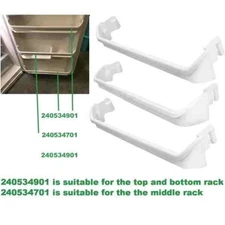 3Pcs Combo Door Shelf Rack Bar Compatible with Frigidaire 240534901 240534701
