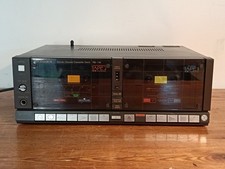 Technics RS-1W Vintage Double Cassette Deck. Mini Tape Deck.