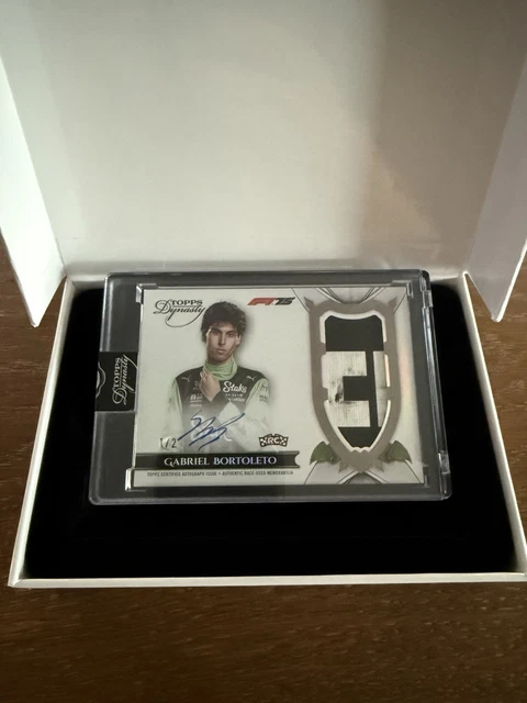 2025 Topps F1 Dynasty Patch Autograph Rookie Gabriel Bortoleto  1/2
