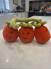 Jellycat "Vivacious Tomatoes" Soft Plush Toy rare and retired vegetable 