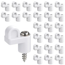 24 Pack 3/8 inch Window Screen Clip with Screws Offset Window Screen Clips St...