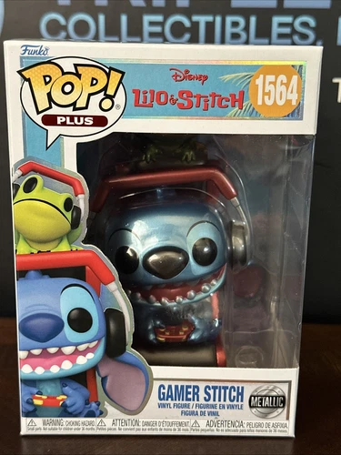 Funko Pop! Plus: Disney - Gamer Stitch (Metallic) #1564
