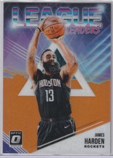 NBA James Harden Clippers 2018-19 Panini Optic Orange League Leaders #/39