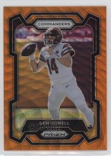 2023 Panini Prizm Orange Wave Prizm 28/60 Sam Howell #300 1p1a