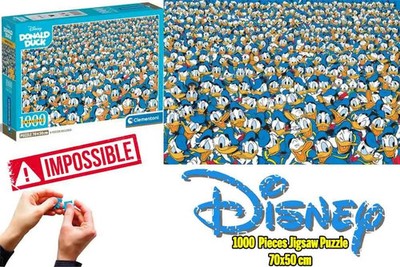Impossible Donald Duck 1000 Piece Puzzle - Clementoni