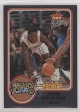 2002-03 Fleer Platinum Rookies Platinum Finish 7/100 John Salmons #193 3c7