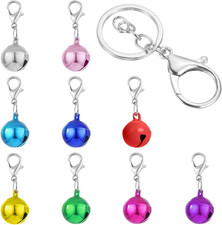 Cat Collar Bell Pet Bells for Cat Dog Collar, 9 Pack Small Dog Puppy Pet Bells f