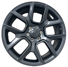 22” DODGE RAM 1500 OEM Wheel Rim Satin Matte OE Black 22 Inch Factory 2684 2725