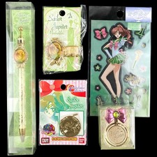 Lote estacionario Sun-Star Sailor Moon Júpiter soporte para bolígrafo clip adhesivo