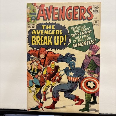 Avengers #10 (11/64) Beautiful Copy  Clean, Bright, & Tight.  Please C Pics.