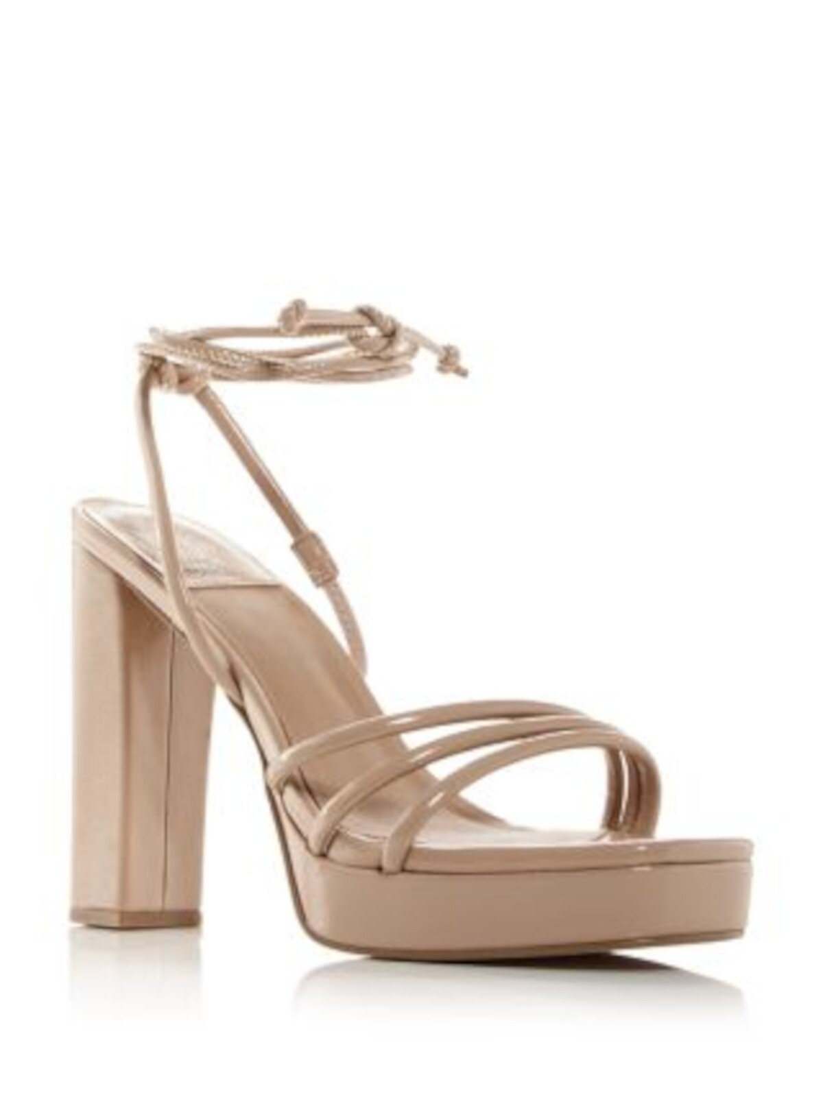 Женские бежевые босоножки на шнуровке Presecco JEFFEREY CAMPBELL с ремешком на щиколотке, 10 М