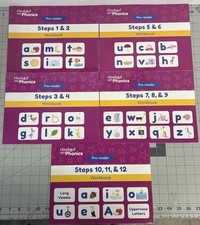 New Hooked on Phonics Pre-reader Steps 1-12 W...