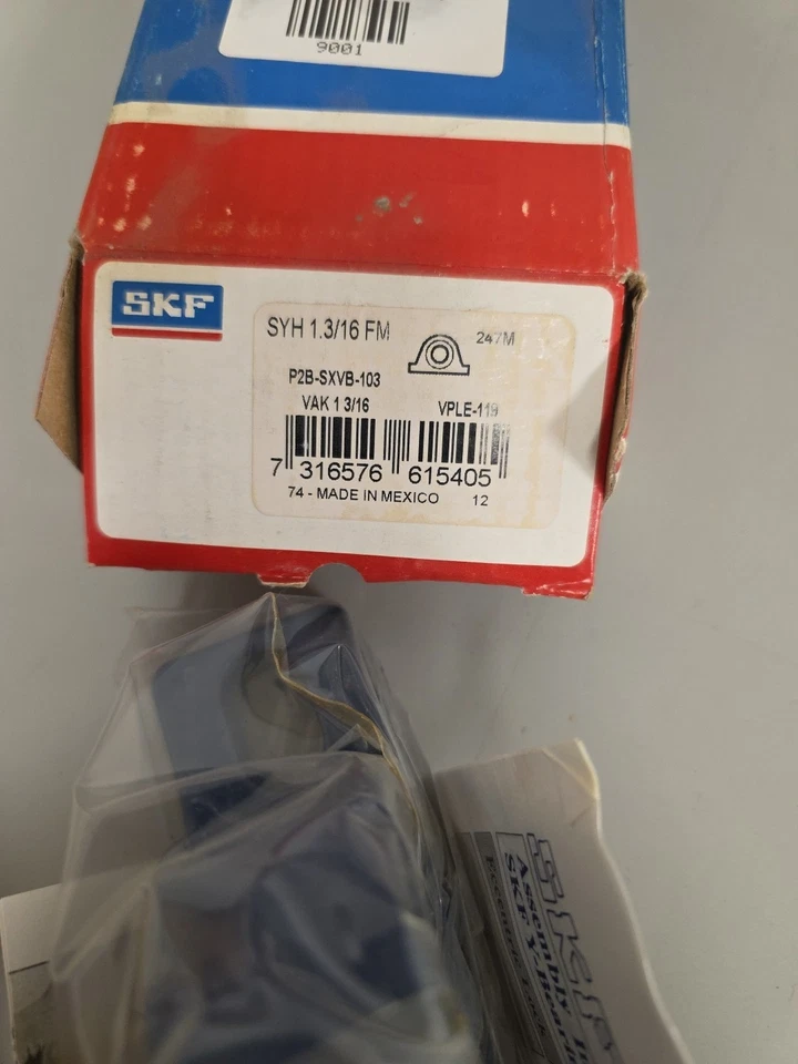 SKF SYH 1.3/16 FM UNIDAD BOLAS BLOQUES DE ALMOHADA NUEVOS DE FÁBRICA Foto 3 de 3