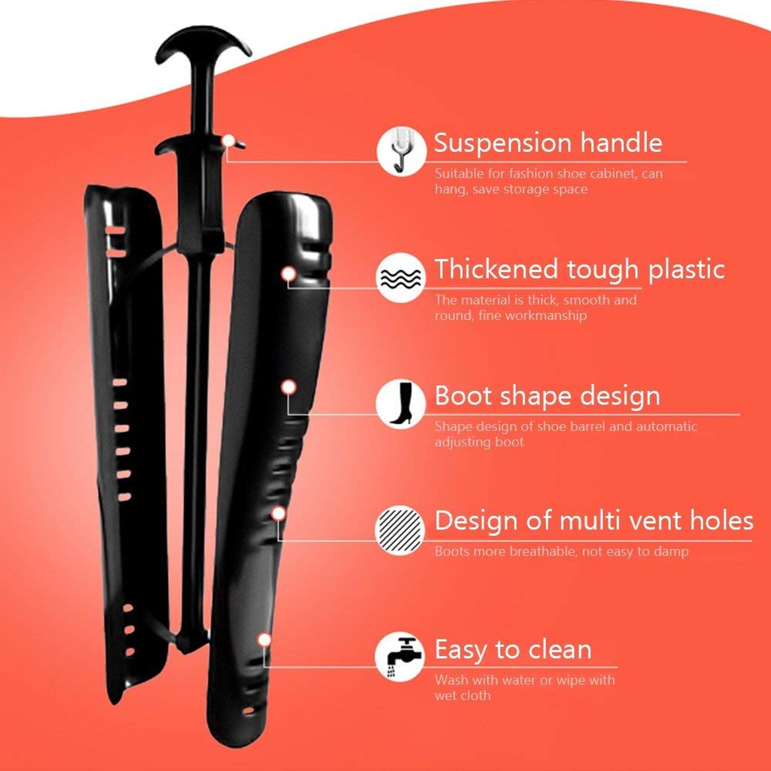 Boot Stretcher for Women - Knee High Tall Boot Tree Shapers, Great Support In...